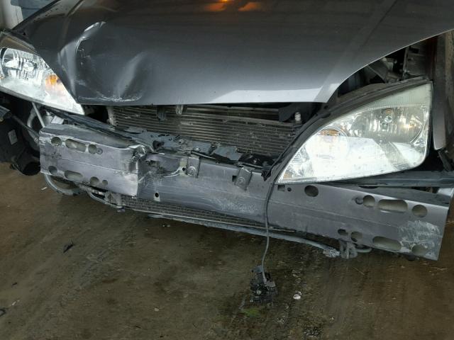 1FAFP31N17W187604 - 2007 FORD FOCUS ZX3 GRAY photo 9