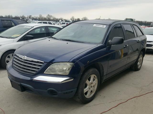 2A4GM68426R863064 - 2006 CHRYSLER PACIFICA T BLUE photo 2