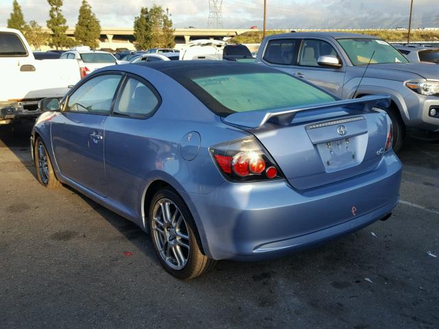 JTKDE167190291563 - 2009 SCION TC BLUE photo 3