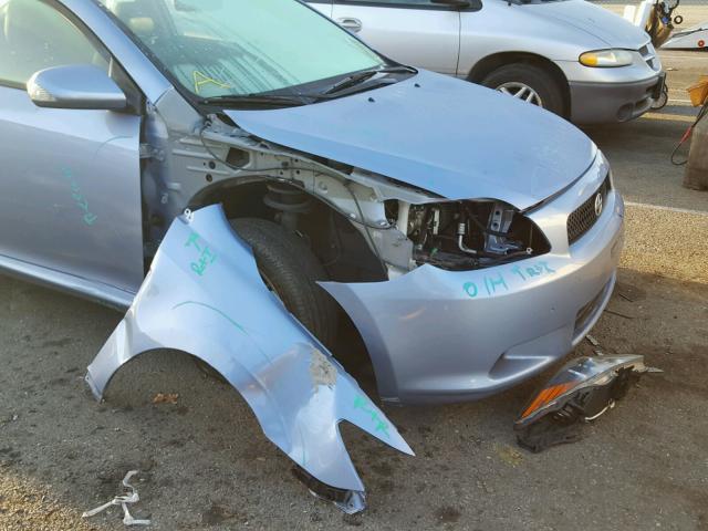 JTKDE167190291563 - 2009 SCION TC BLUE photo 9