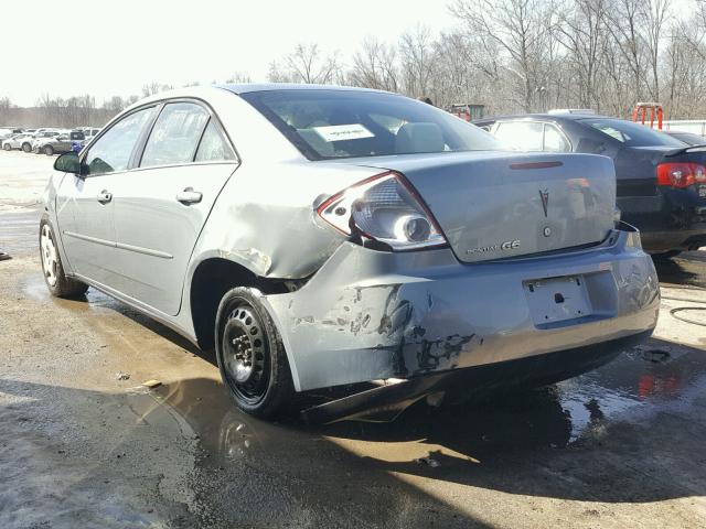 1G2ZF57BX84116177 - 2008 PONTIAC G6 VALUE L SILVER photo 3