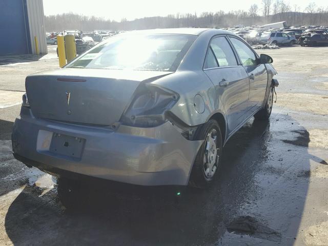 1G2ZF57BX84116177 - 2008 PONTIAC G6 VALUE L SILVER photo 4