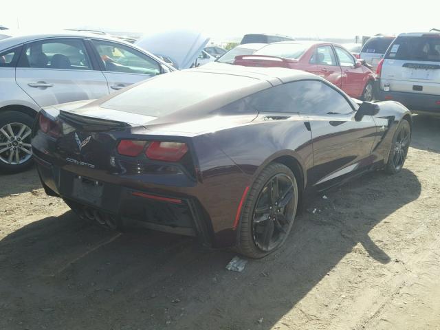 1G1YD2D77J5101138 - 2018 CHEVROLET CORVETTE S PURPLE photo 4