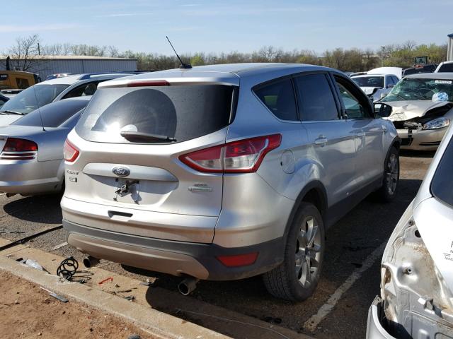 1FMCU0H95DUC79637 - 2013 FORD ESCAPE SEL SILVER photo 4