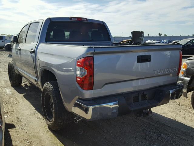 5TFDY5F15EX327693 - 2014 TOYOTA TUNDRA CRE GRAY photo 3