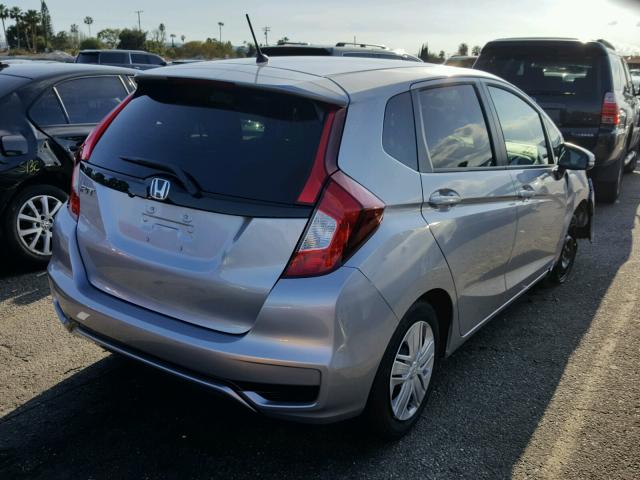 3HGGK5H47JM730906 - 2018 HONDA FIT LX SILVER photo 4