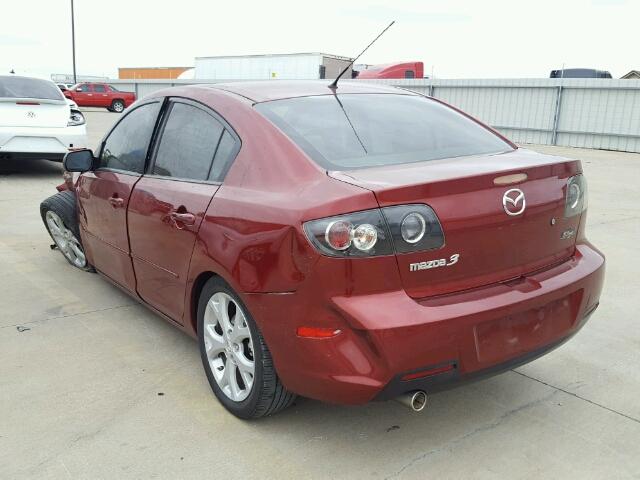 JM1BK32F791227585 - 2009 MAZDA 3 I RED photo 3