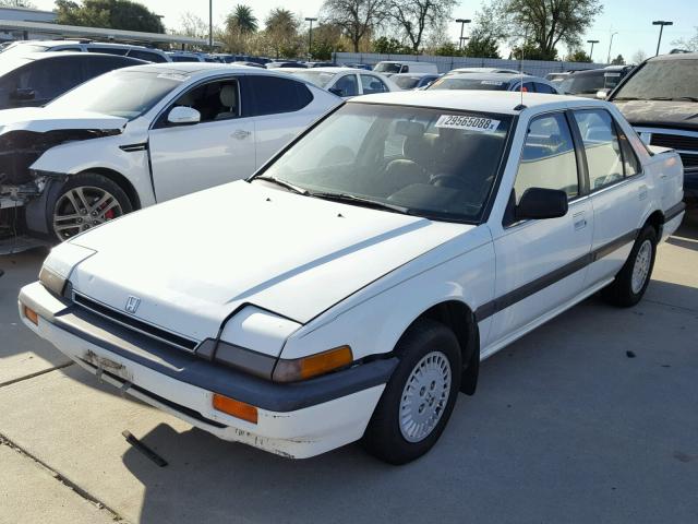 JHMCA563XHC062202 - 1987 HONDA ACCORD LX WHITE photo 2