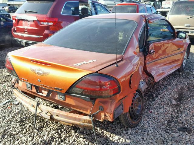 1G2NW12E73C329014 - 2003 PONTIAC GRAND AM G ORANGE photo 4