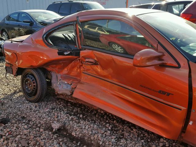 1G2NW12E73C329014 - 2003 PONTIAC GRAND AM G ORANGE photo 9