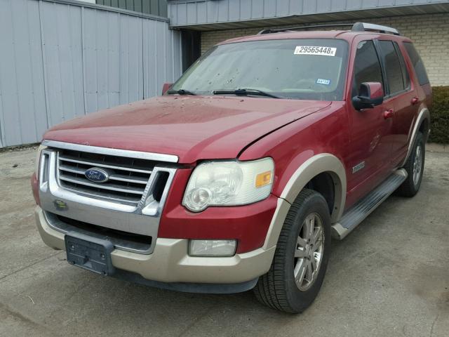 1FMEU64E26UB38977 - 2006 FORD EXPLORER E RED photo 2