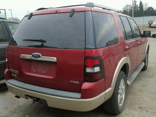 1FMEU64E26UB38977 - 2006 FORD EXPLORER E RED photo 4