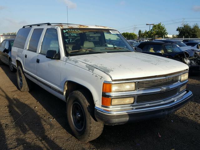 1GNGC26N0SJ361169 - 1995 CHEVROLET SUBURBAN C WHITE photo 1