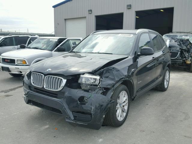 5UXWZ7C35H0V88440 - 2017 BMW X3 SDRIVE2 BLACK photo 2