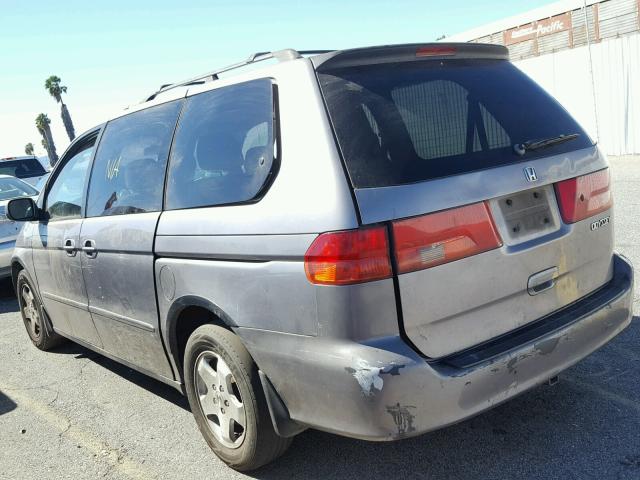 2HKRL1868YH527215 - 2000 HONDA ODYSSEY EX GRAY photo 3