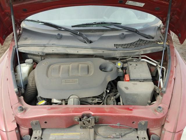 3GNDA13D48S542409 - 2008 CHEVROLET HHR LS BURGUNDY photo 7