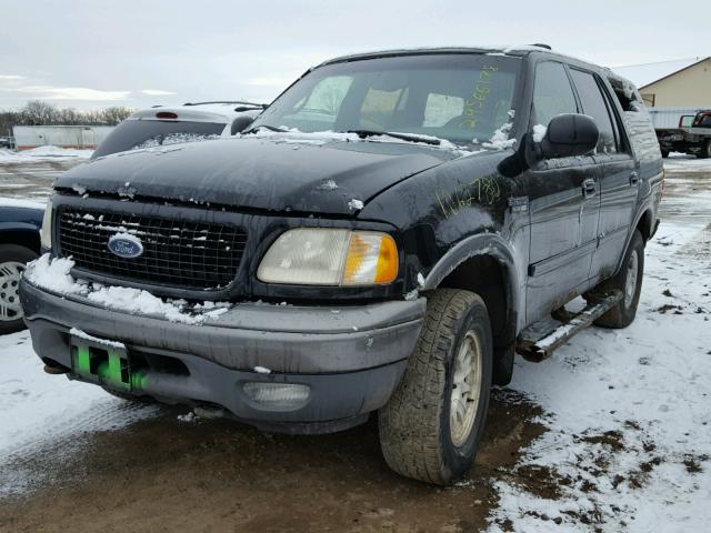 1FMPU16L4YLA36306 - 2000 FORD EXPEDITION BLACK photo 2