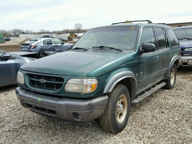 1FMZU83P1YUB53361 - 2000 FORD EXPLORER X GREEN photo 2