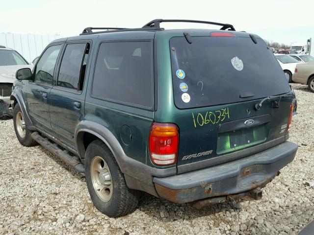 1FMZU83P1YUB53361 - 2000 FORD EXPLORER X GREEN photo 3