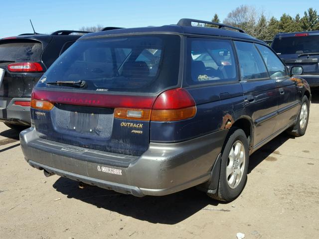 4S3BG6859X7632584 - 1999 SUBARU LEGACY OUT BLUE photo 4