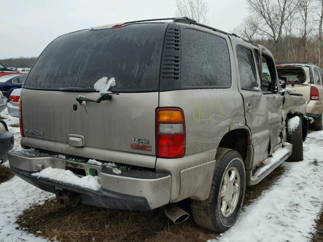 1GKEK63UX2J113442 - 2002 GMC DENALI TAN photo 4