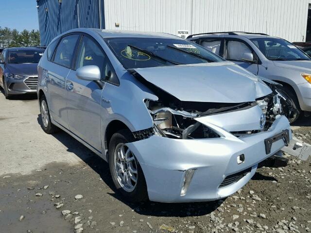 JTDZN3EU3D3229945 - 2013 TOYOTA PRIUS V SILVER photo 1