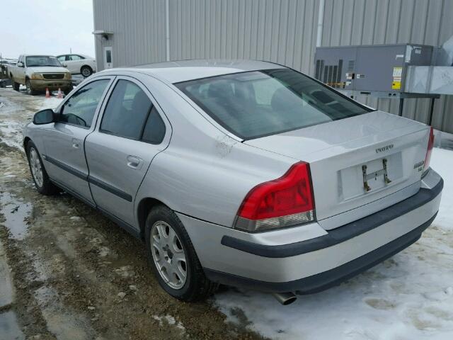 YV1RS53D712065408 - 2001 VOLVO S60 T5 SILVER photo 3