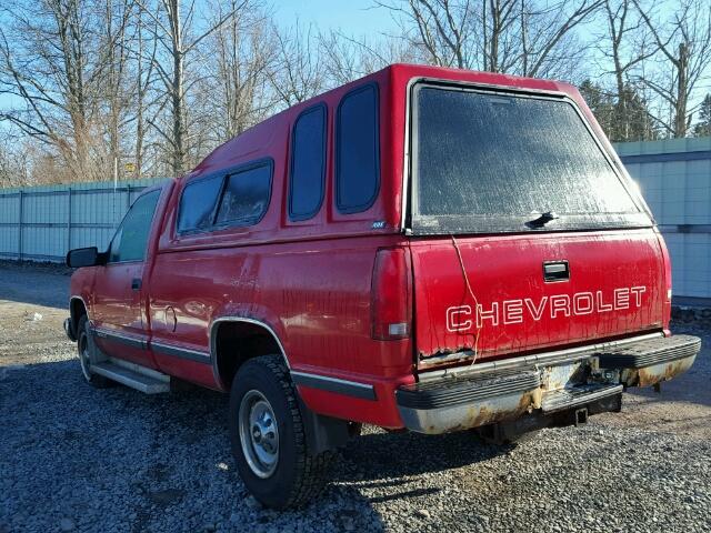 1GCGC24R3VE228238 - 1997 CHEVROLET GMT-400 C2 RED photo 3