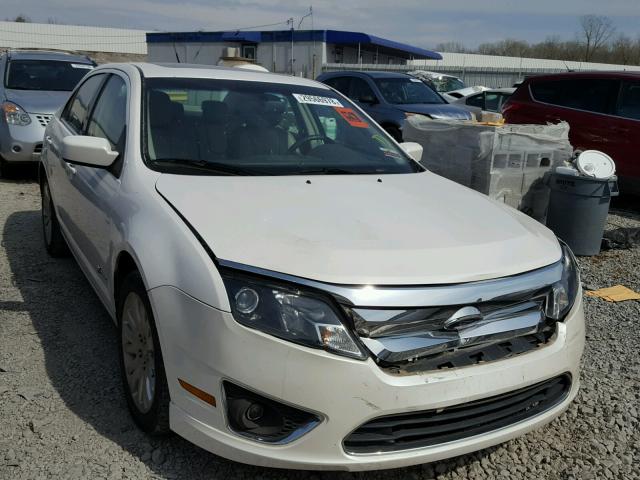 3FADP0L32AR315392 - 2010 FORD FUSION HYB WHITE photo 1