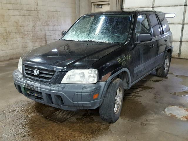 JHLRD1864WC076406 - 1998 HONDA CR-V EX BLACK photo 2