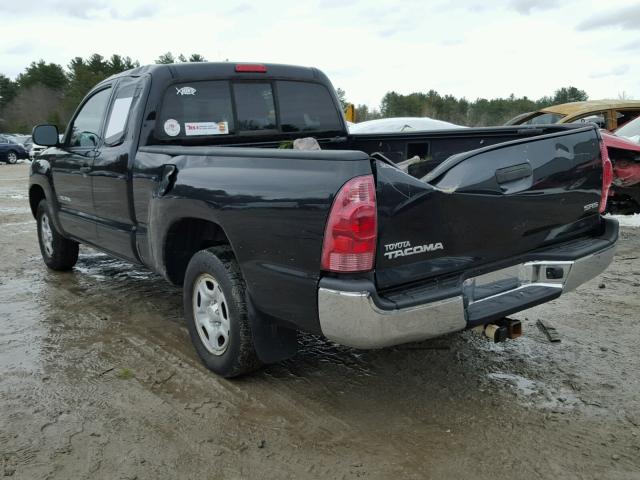 5TETX22N96Z207606 - 2006 TOYOTA TACOMA ACC BLACK photo 3