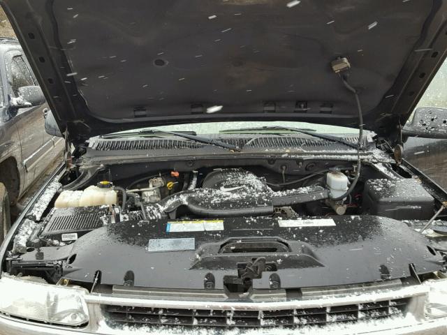 1GNEK13T61R144474 - 2001 CHEVROLET TAHOE K150 BLACK photo 7