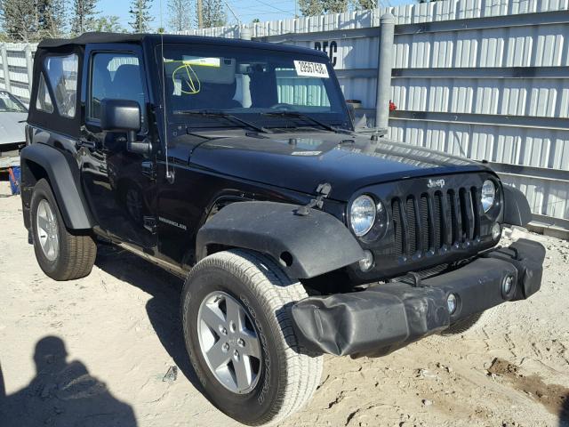 1C4GJWAG5HL508162 - 2017 JEEP WRANGLER S შავი ფოტო 1