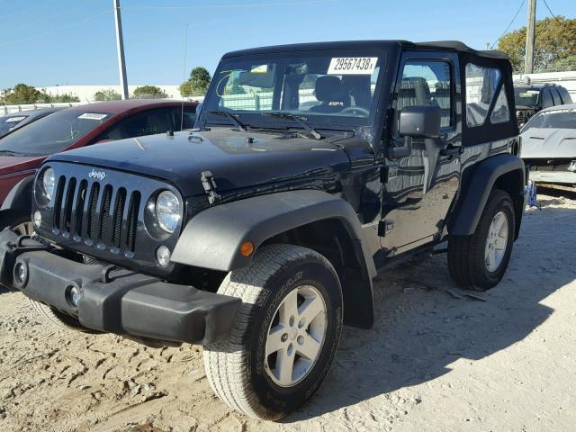 1C4GJWAG5HL508162 - 2017 JEEP WRANGLER S შავი ფოტო 2