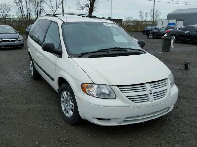 1D4GP25RX7B142421 - 2007 DODGE CARAVAN SE WHITE photo 1