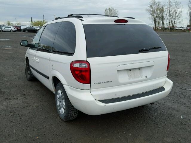 1D4GP25RX7B142421 - 2007 DODGE CARAVAN SE WHITE photo 3