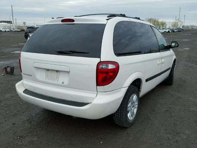 1D4GP25RX7B142421 - 2007 DODGE CARAVAN SE WHITE photo 4