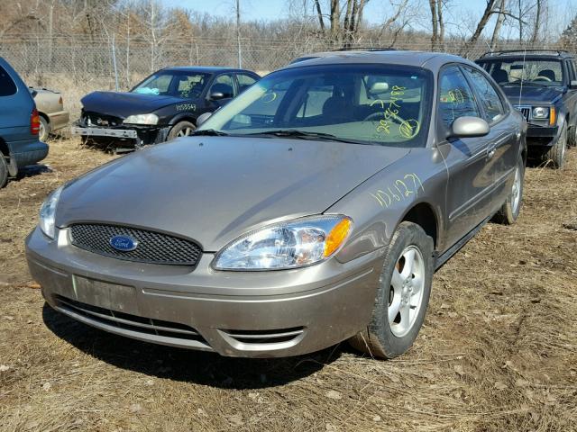 1FAFP55U34A124302 - 2004 FORD TAURUS SES TAN photo 2