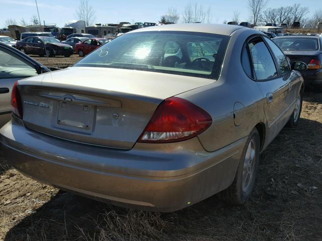 1FAFP55U34A124302 - 2004 FORD TAURUS SES TAN photo 4