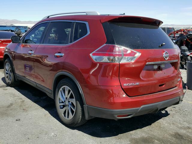 5N1AT2MT1EC775338 - 2014 NISSAN ROGUE S RED photo 3