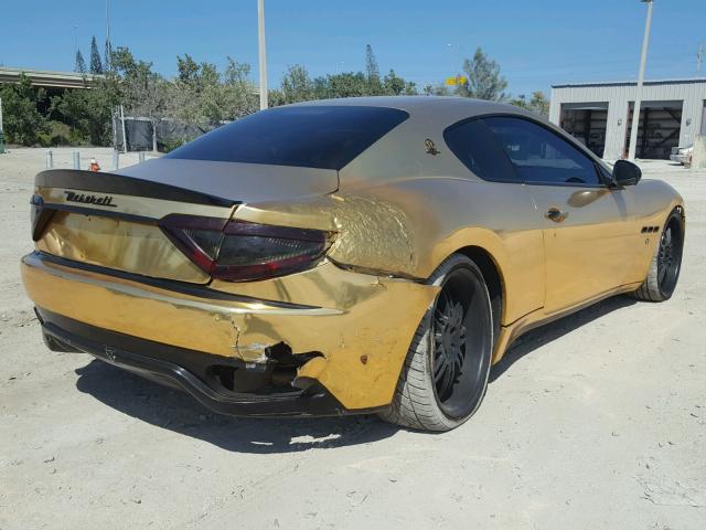 ZAMGJ45A980037804 - 2008 MASERATI GRANTURISM GOLD photo 4