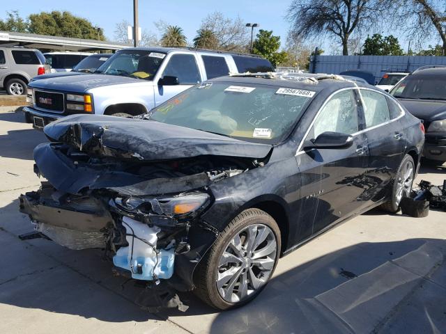 1G1ZH5SX1GF281524 - 2016 CHEVROLET MALIBU PRE შავი ფოტო 2