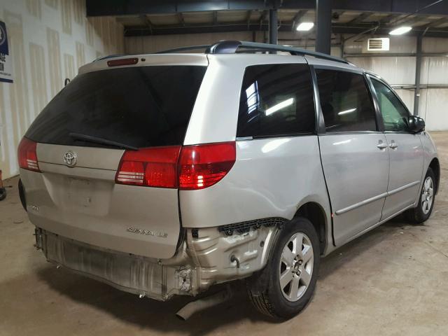 5TDZA23C25S252097 - 2005 TOYOTA SIENNA CE GOLD photo 4