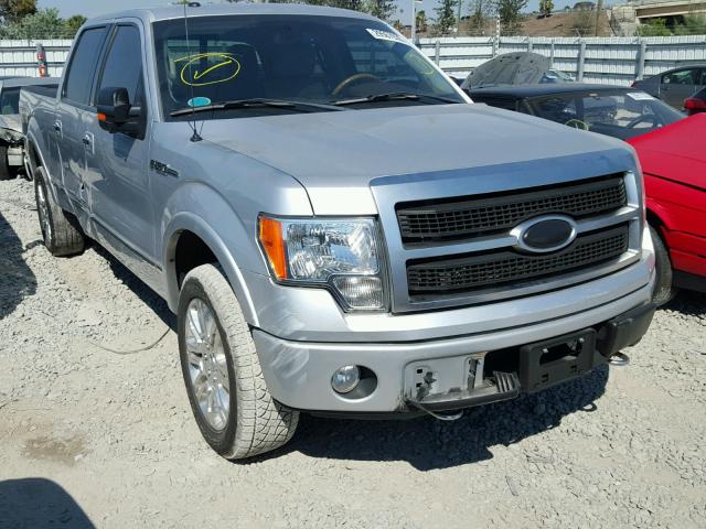 1FTFW1EV2AFA43305 - 2010 FORD F150 SUPER SILVER photo 1