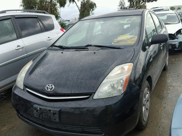 JTDKB20U277652654 - 2007 TOYOTA PRIUS BLACK photo 2