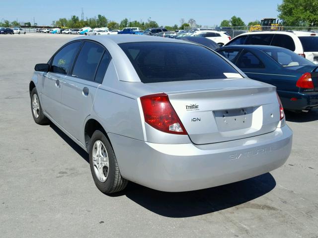 1G8AF52F34Z219421 - 2004 SATURN ION LEVEL SILVER photo 3