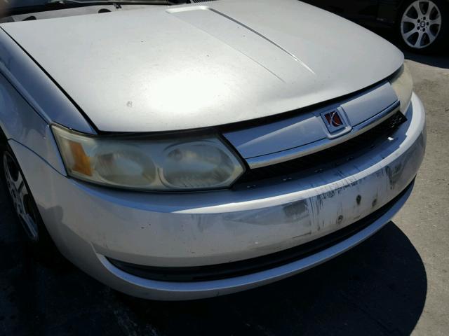 1G8AF52F34Z219421 - 2004 SATURN ION LEVEL SILVER photo 9