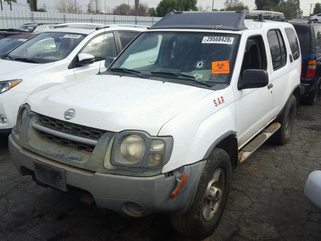 5N1ED28Y42C527083 - 2002 NISSAN XTERRA XE WHITE photo 2