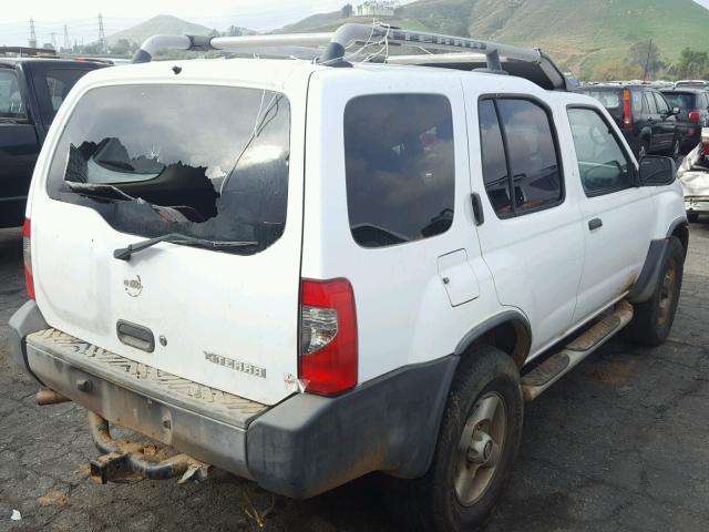 5N1ED28Y42C527083 - 2002 NISSAN XTERRA XE WHITE photo 4