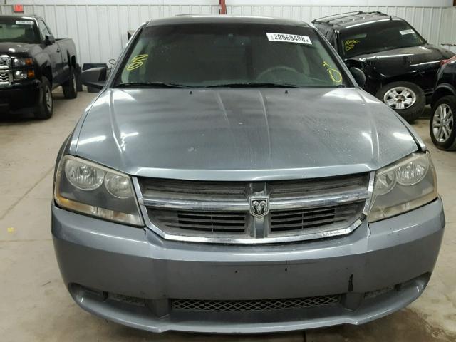 1B3LC76M78N538525 - 2008 DODGE AVENGER R/ BLUE photo 9